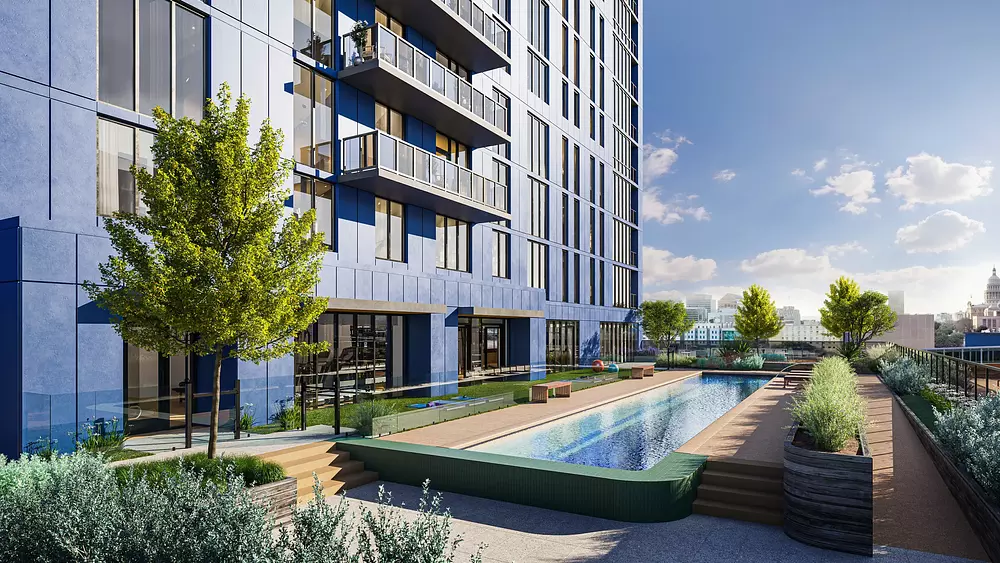 Symphony square 7 at The Waller apartments in Austin TX
