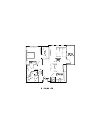 A3.2 floor plan at The Prescott: 1 bedroom, 1 bath, 762 square feet
