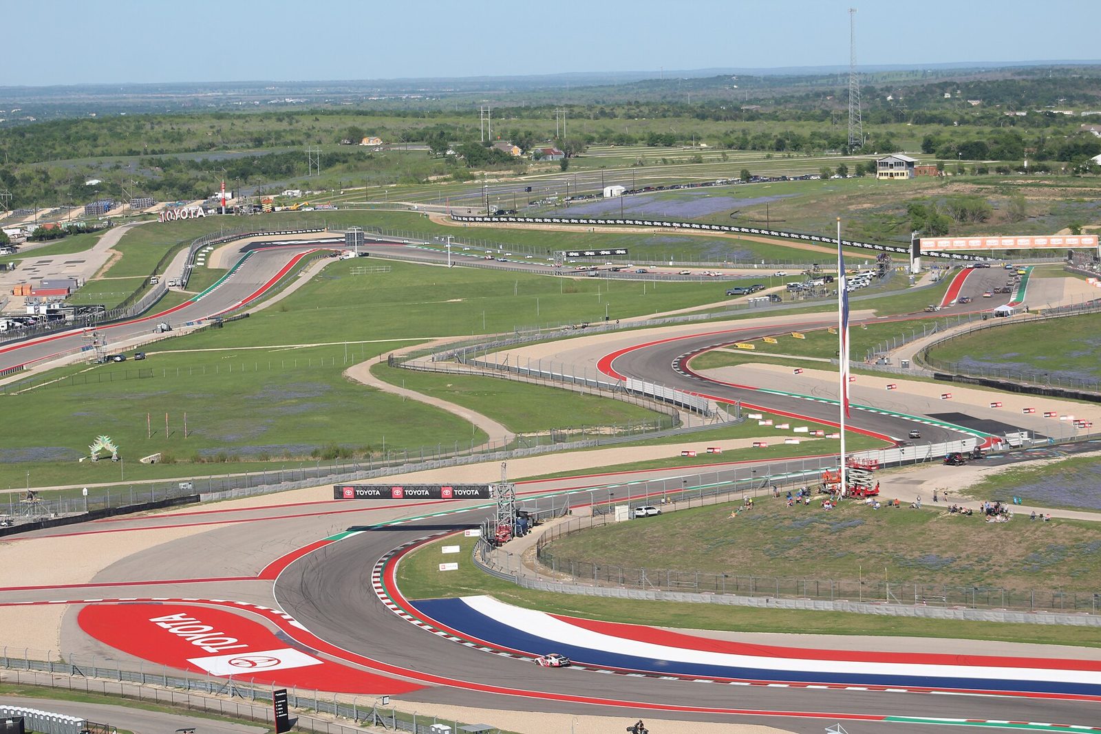 The Circuit of the Americas track in Far East Austin