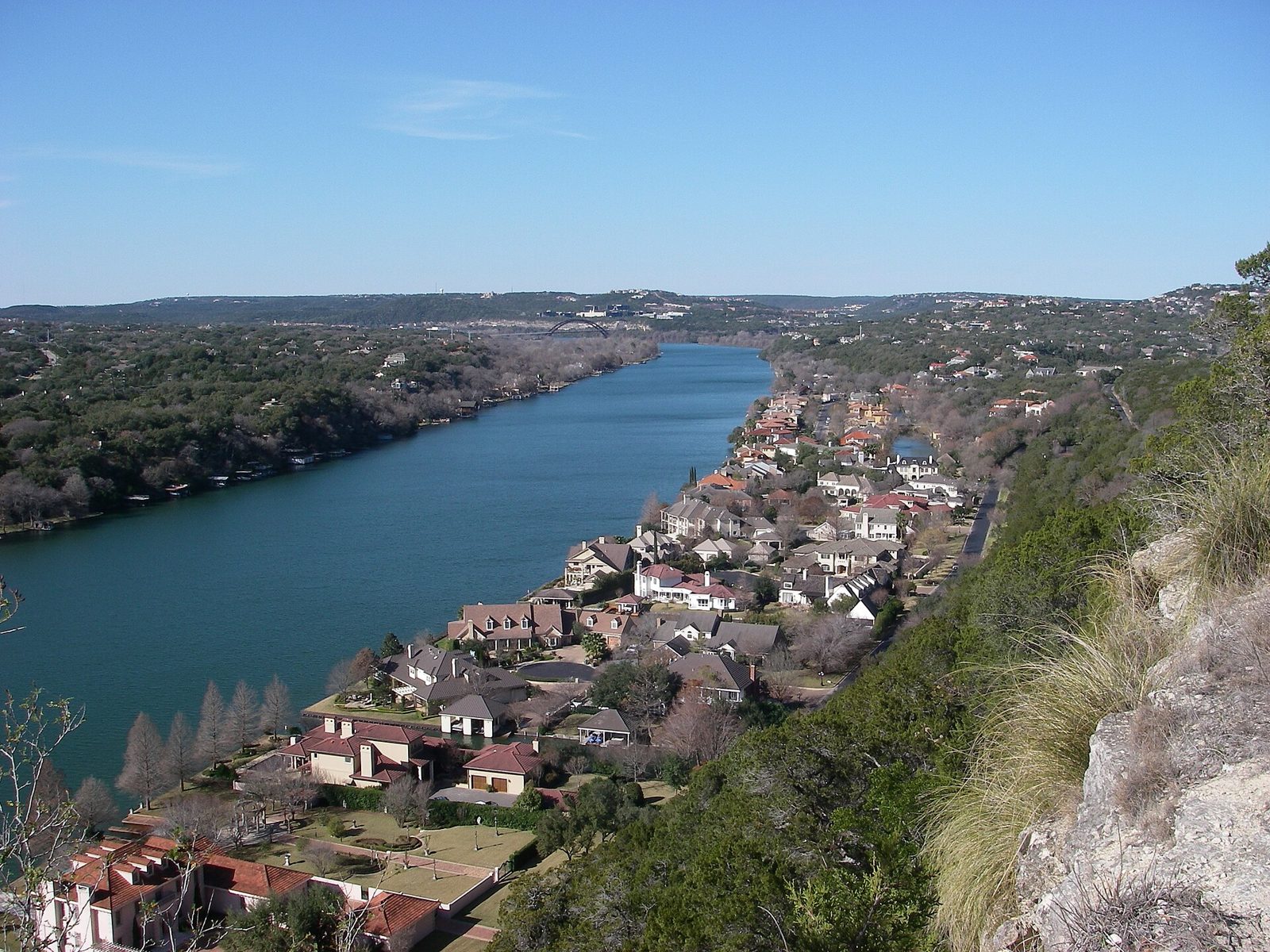 Lake Austin seen from the Mount Bonnell overlook